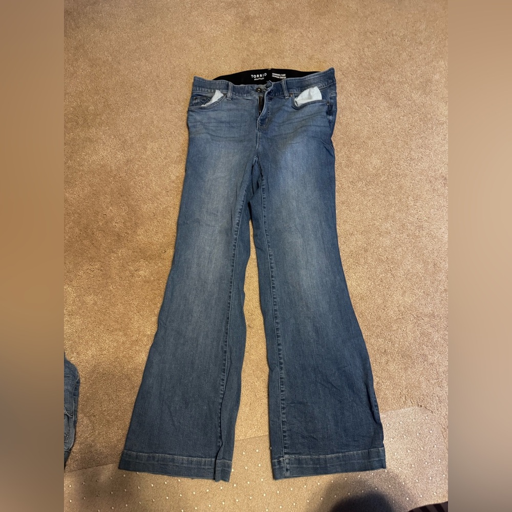 Torrid Women's Flare Blue Jeans